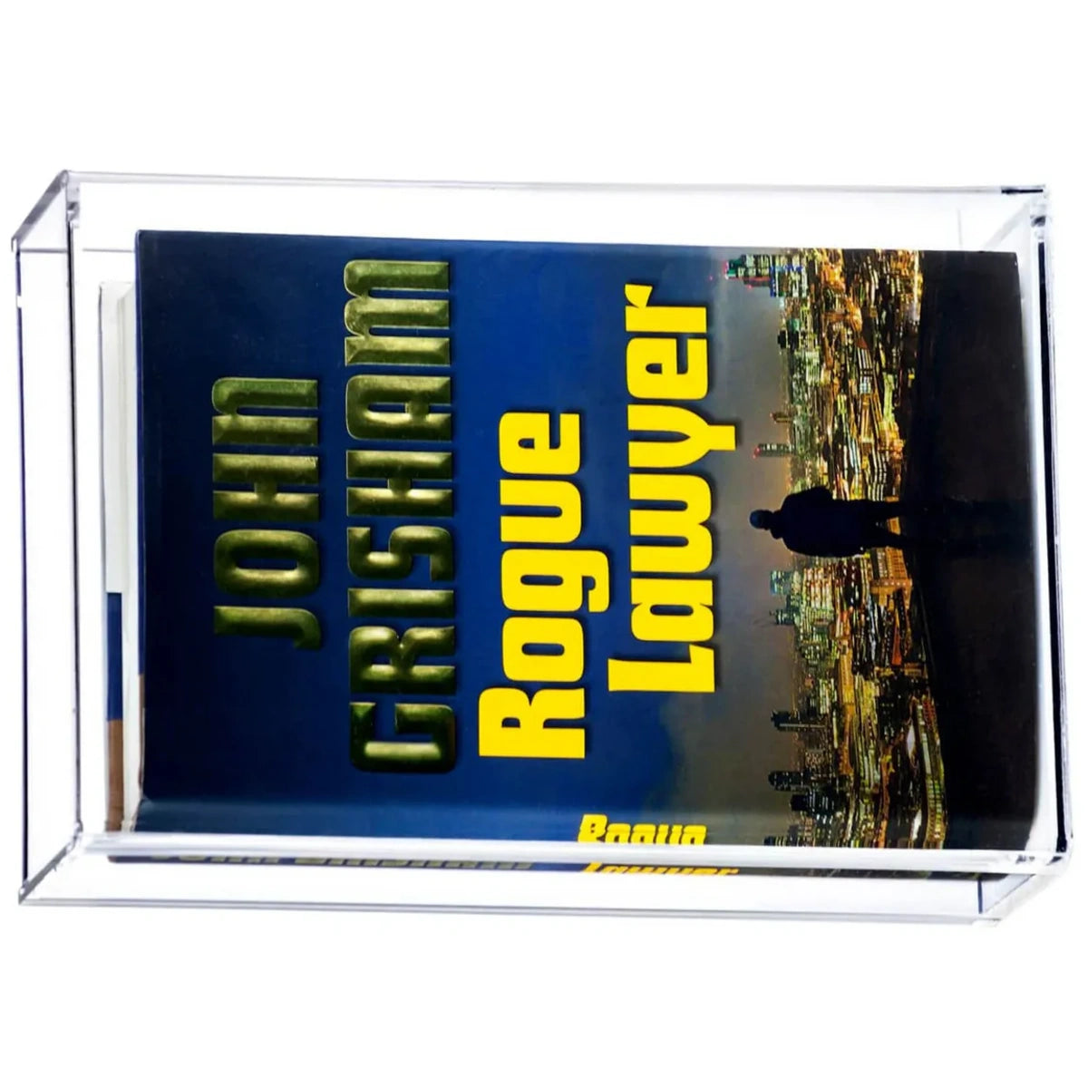 10.5" x 7.5" x 2" Acrylic Book Display Case Clear Plastic Box