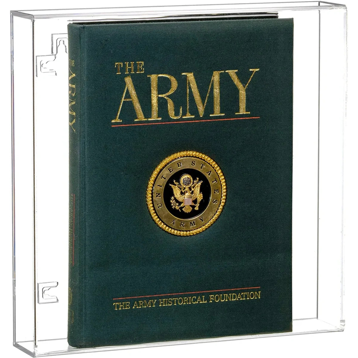 15.5" x 3.5" x 15.5" Acrylic Book Display Case Clear Plastic Box