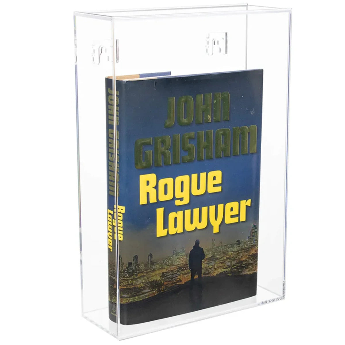 8" x 3" x 12" Acrylic Book Display Case Clear Plastic Box wall mount