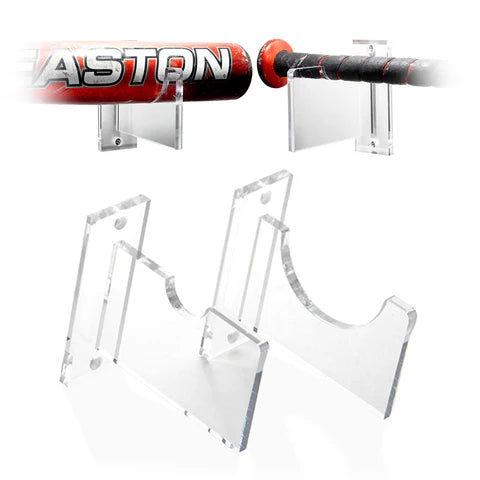 Acrylic Horizontal Baseball Bat Wall Display