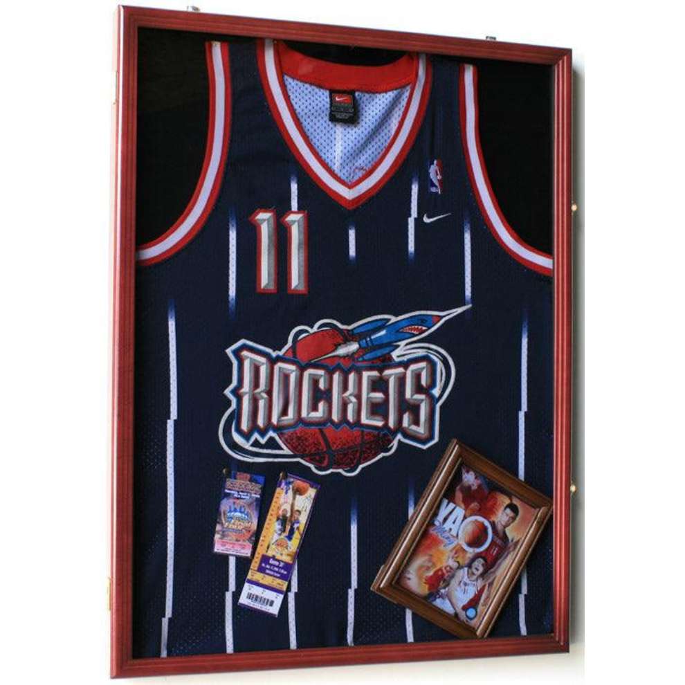 Large Jersey Display Case Cabinet Shadowbox