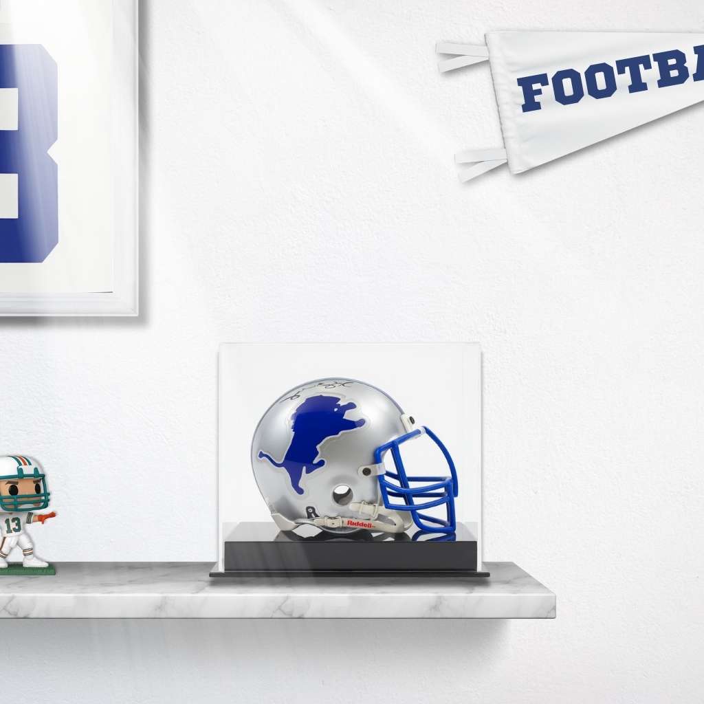 Mini Helmet Football Display Case