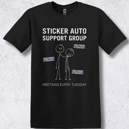 Sticker Auto Support Group T-Shirt