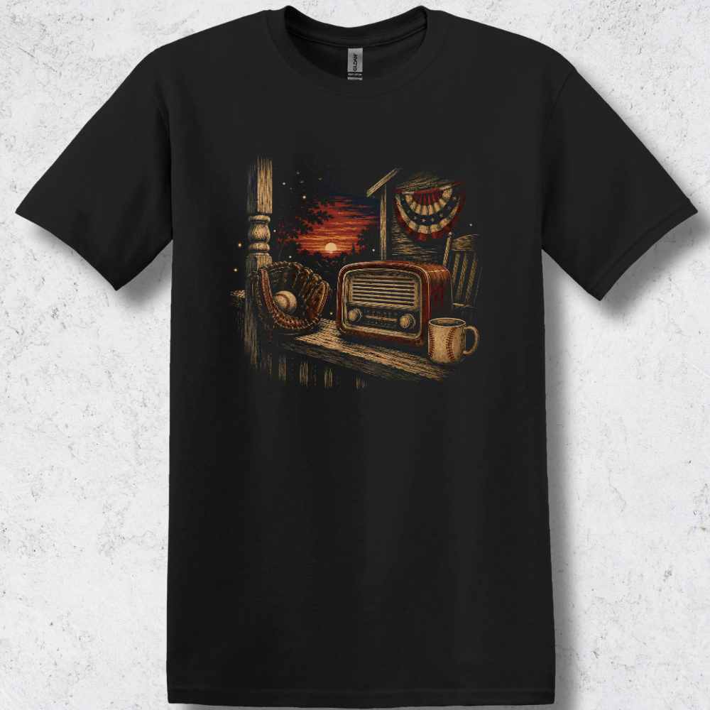 Vintage Baseball Broadcast T-Shirt