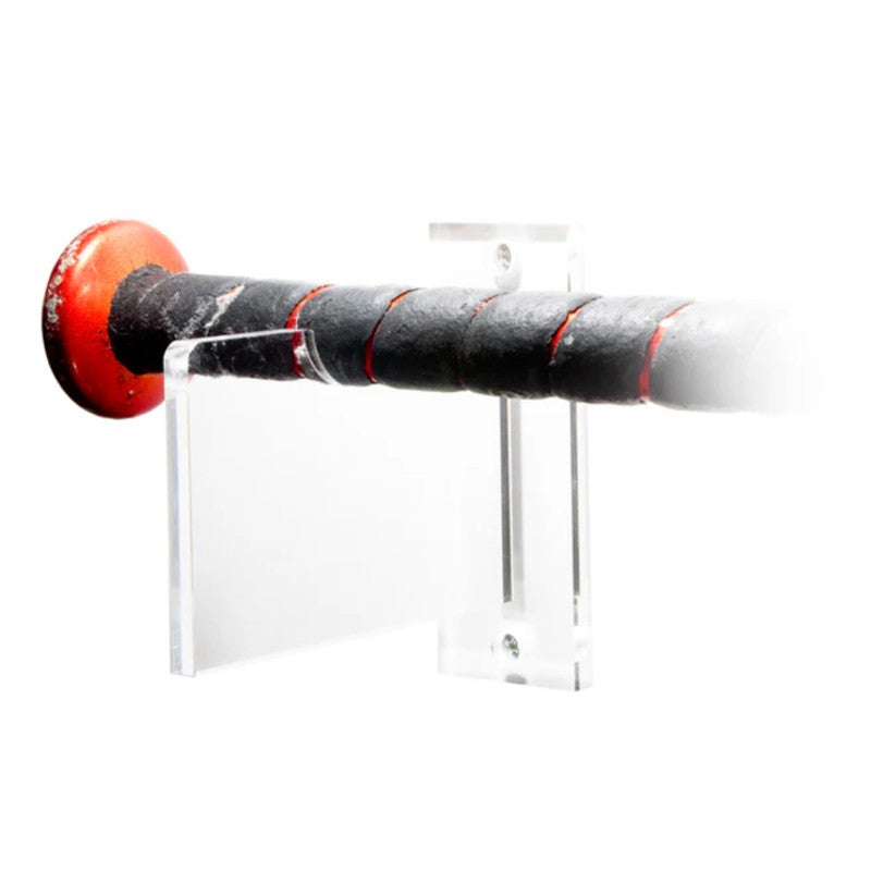 Acrylic Baseball Bat Display Horizontal Wall Mounts Brackets