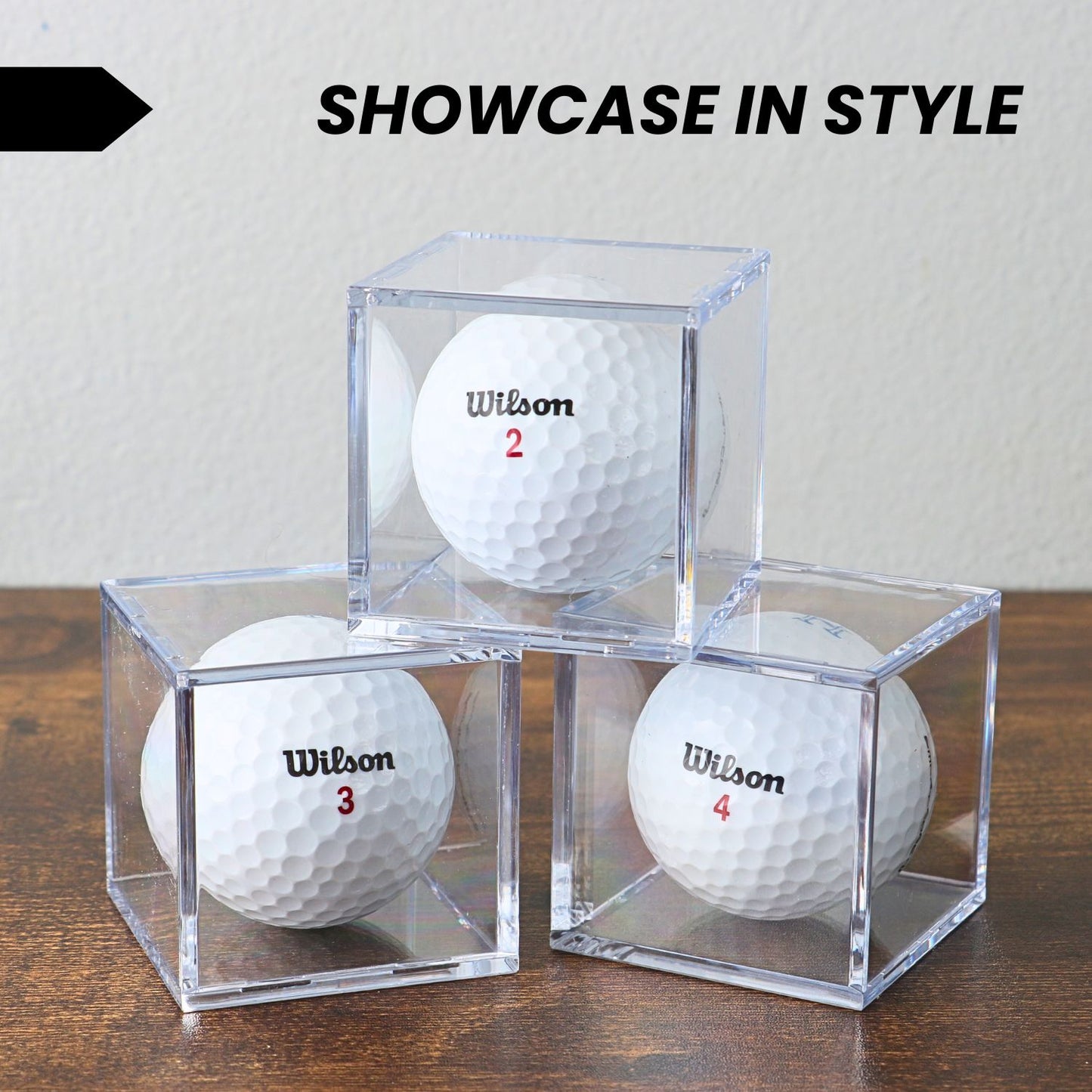 Golf Ball Display Case (6-Pack)