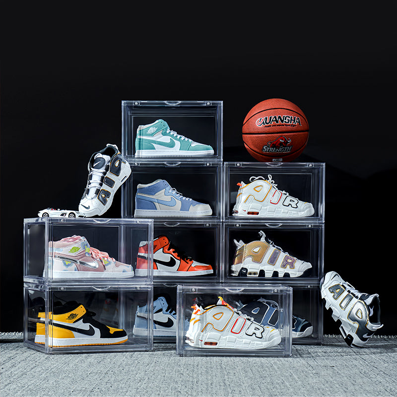 nike shoe collecting shoe display transparent shoe box display case for shoes stackable shoe case