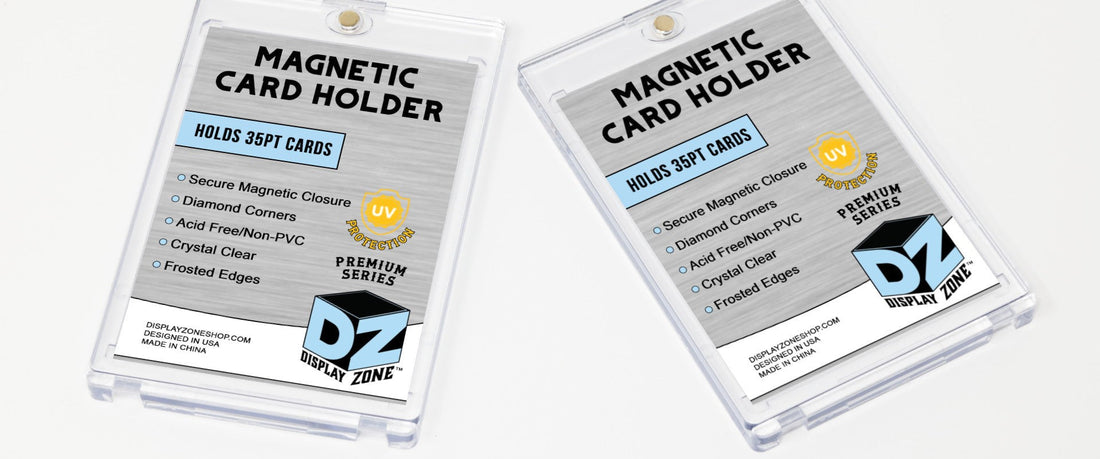 35pt magnetic trading card holder sports card protection trading card sleeves