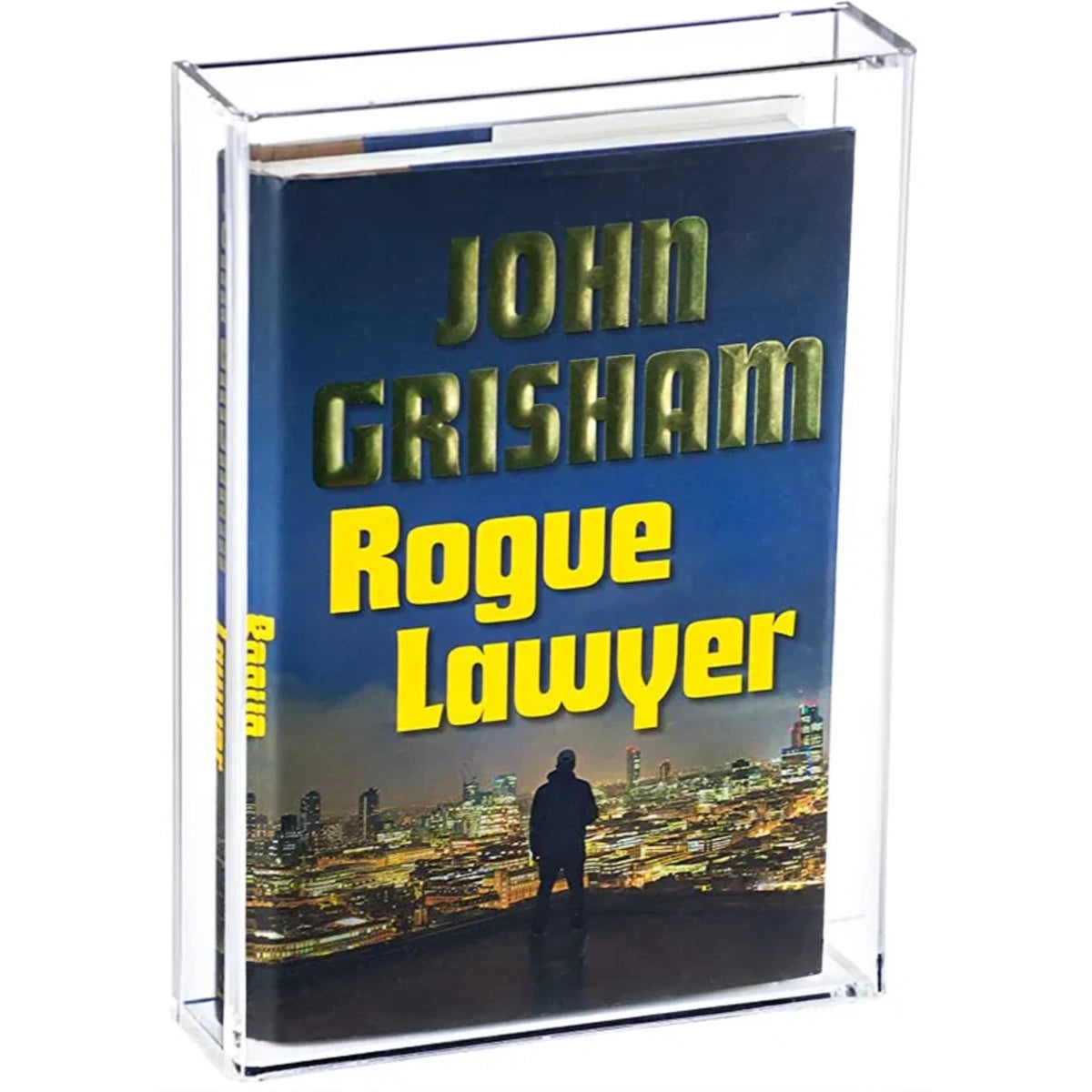 10.5" x 7.5" x 2" Acrylic Book Display Case Clear Plastic Box