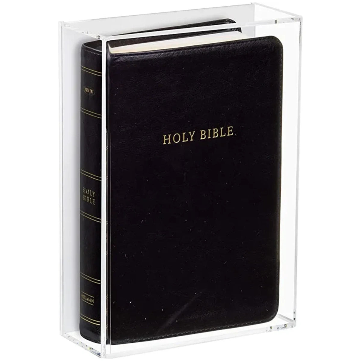 12.75" x 3.75" x 8.87" Acrylic Book Display Case clear plastic box bible