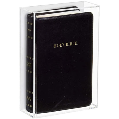 12.75" x 3.75" x 8.87" Acrylic Book Display Case clear plastic box bible