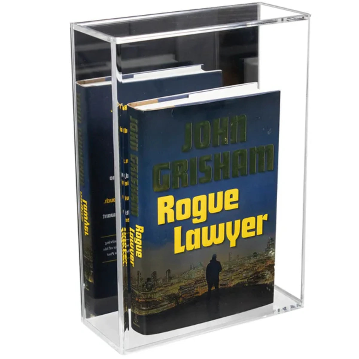 12.75" x 3.75" x 8.87" Acrylic Book Display Case clear plastic box bible