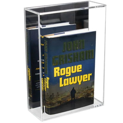 12.75" x 3.75" x 8.87" Acrylic Book Display Case clear plastic box bible