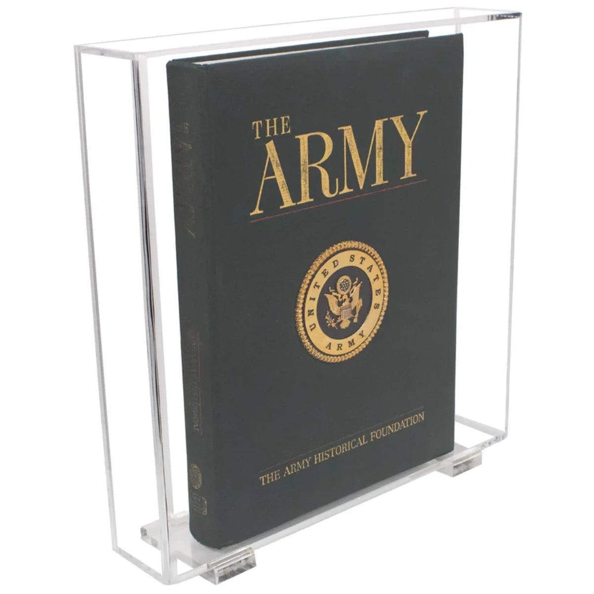 15.25" x 3" x 12.25" Acrylic Book Display Case Clear Plastic Box Table Top