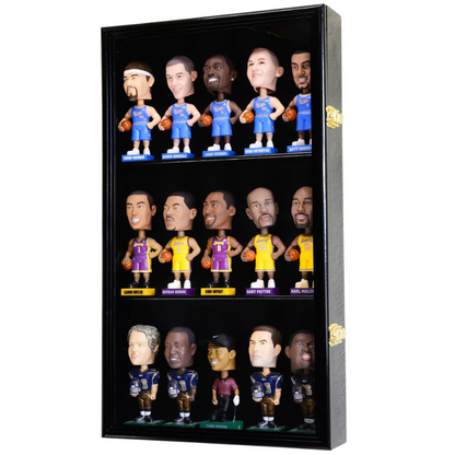 15 Bobblehead Figurine Display Case Cabinet