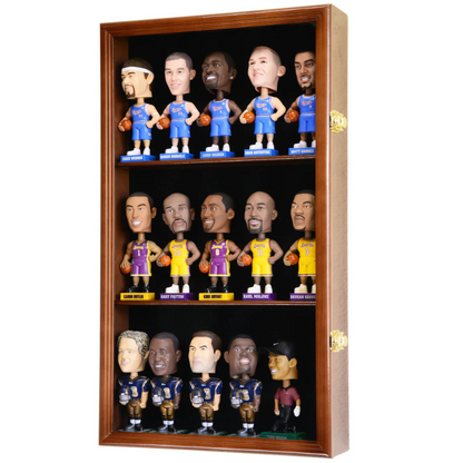 15 Bobblehead Figurine Display Case Cabinet