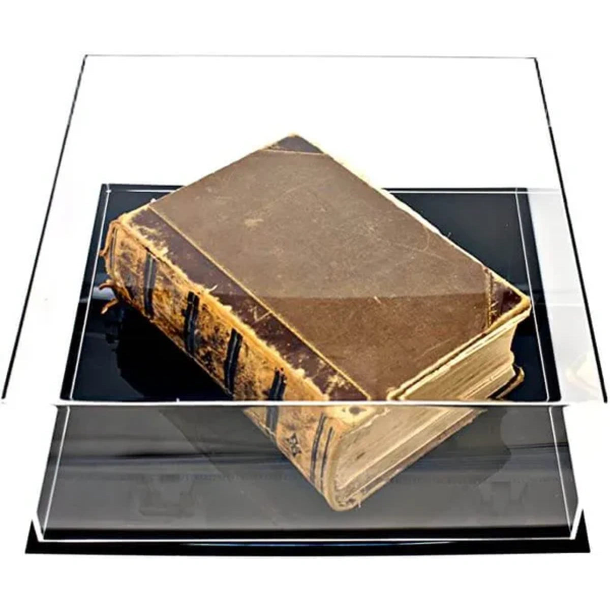 15" x 15" x 6" Acrylic Book Table Top Display Case Clear Plastic Box