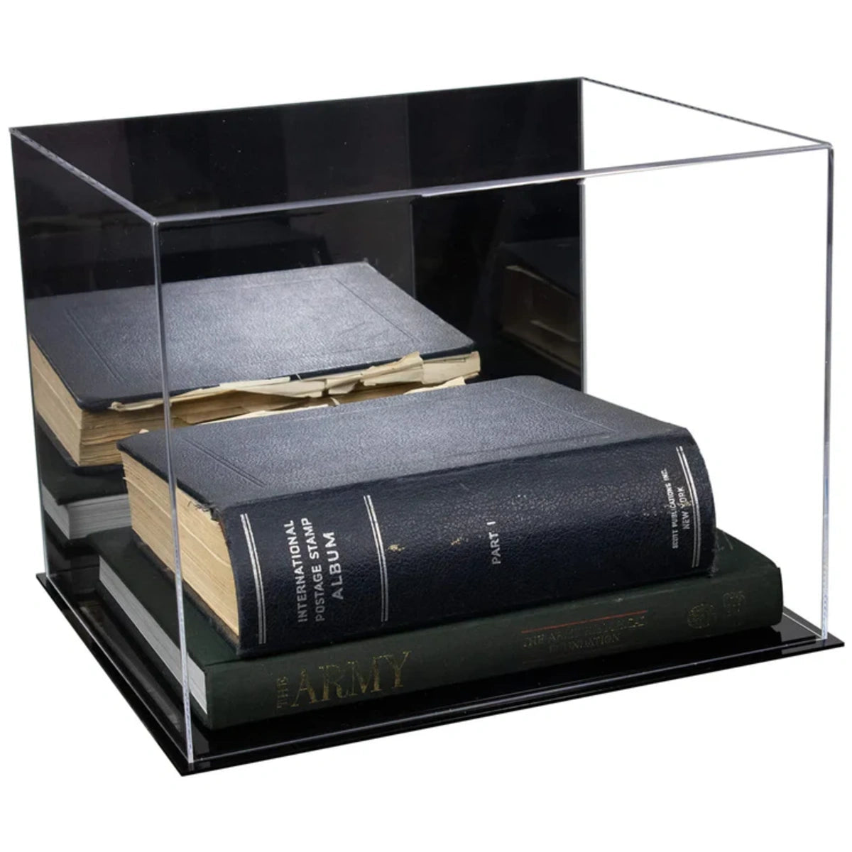 16" x 13" x 12" Acrylic Book Table Top Display Case Clear Plastic Box