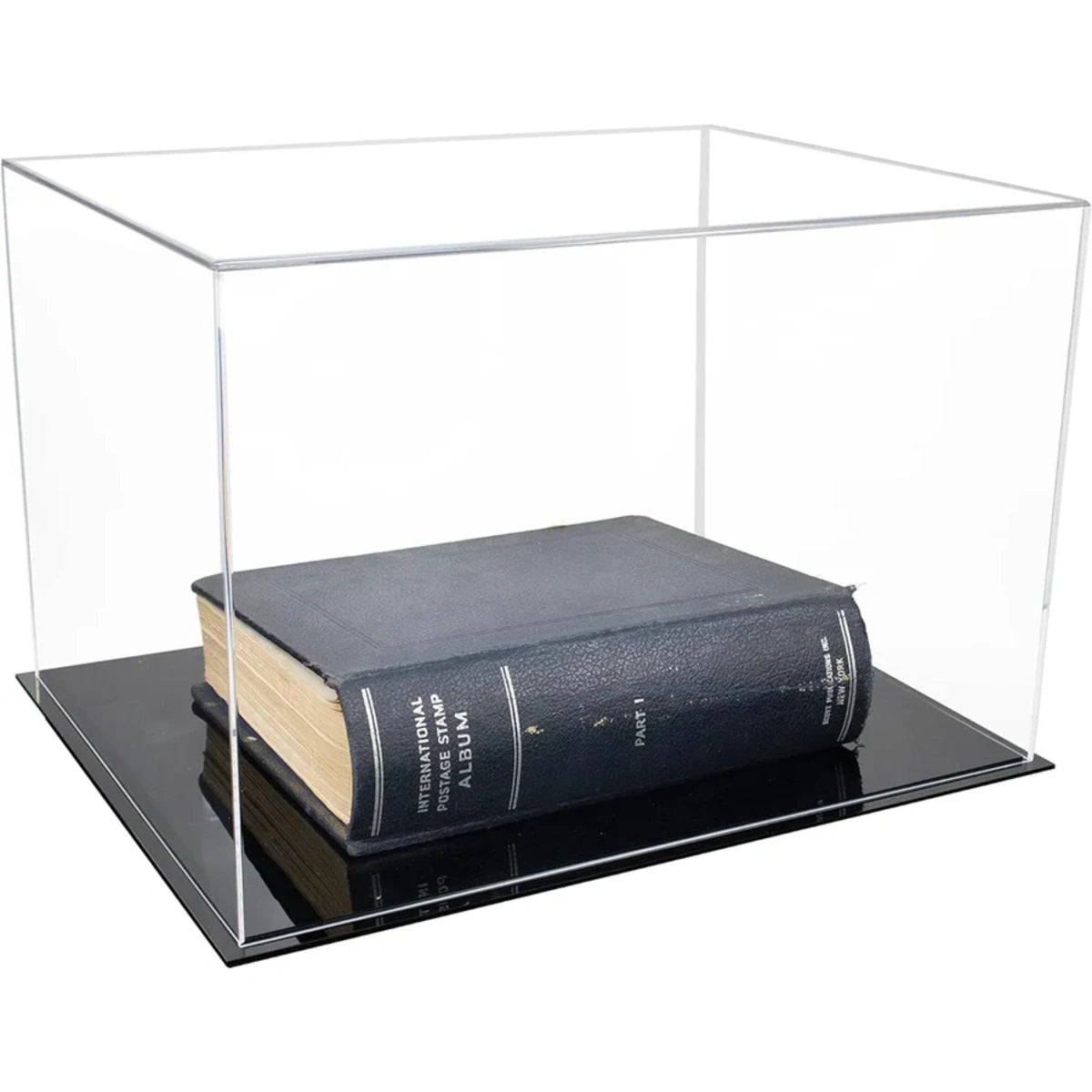 16" x 13" x 12" Acrylic Book Table Top Display Case Clear Plastic Box