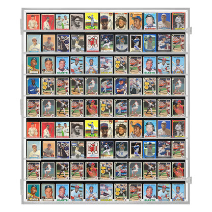 99 Ungraded - Acrylic Sports Baseball Trading Card Display Case Cabinet UV Protection