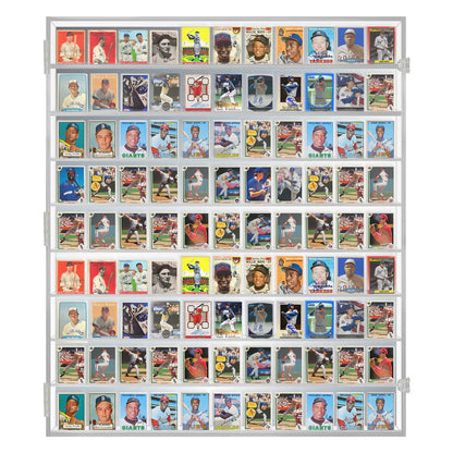 99 Ungraded - Acrylic Sports Baseball Trading Card Display Case Cabinet UV Protection