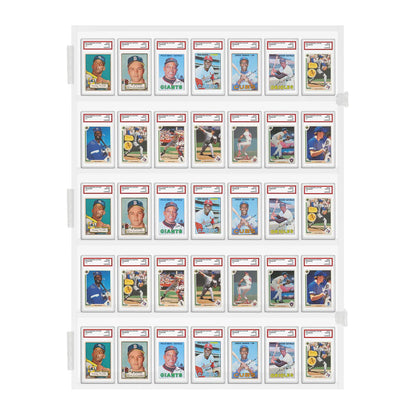 Sports Trading Card Display 35 PSA Graded Case Display Cabinet Made in USA