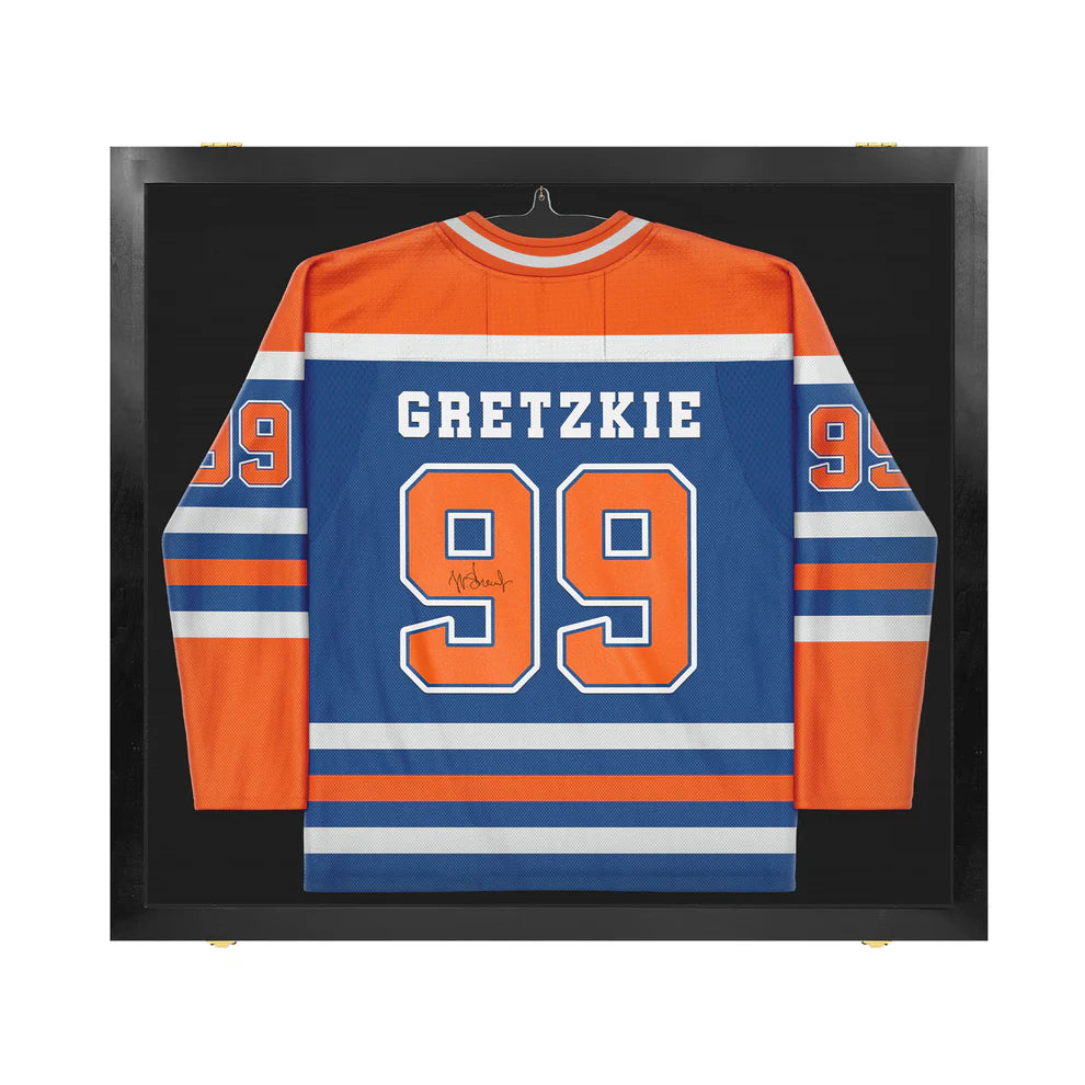 Jersey Display Case - Extra Large UV Protection Hockey Black Wood