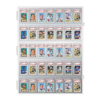 Sports Trading Card Display 35 PSA Graded Case Display Cabinet Made in USA