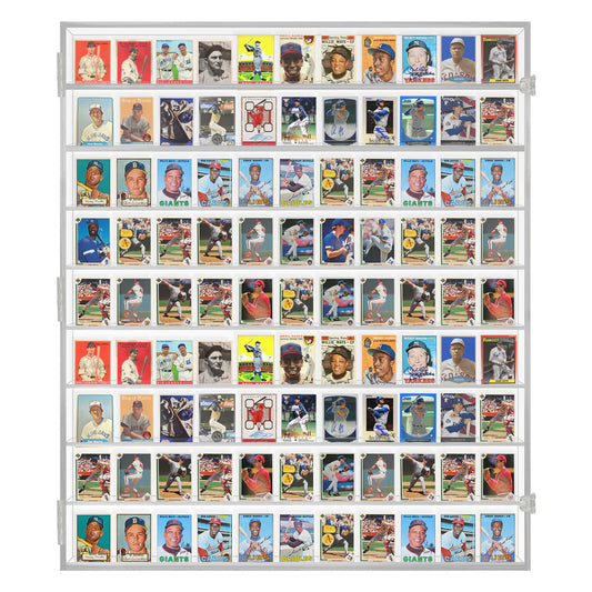 99 Ungraded - Acrylic Sports Baseball Trading Card Display Case Cabinet UV Protection