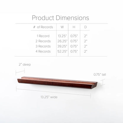 Vinyl Record Display Shelf