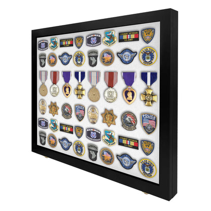 Large - Medals, Pins, & Patches Display Case
