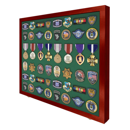 Large - Medals, Pins, & Patches Display Case