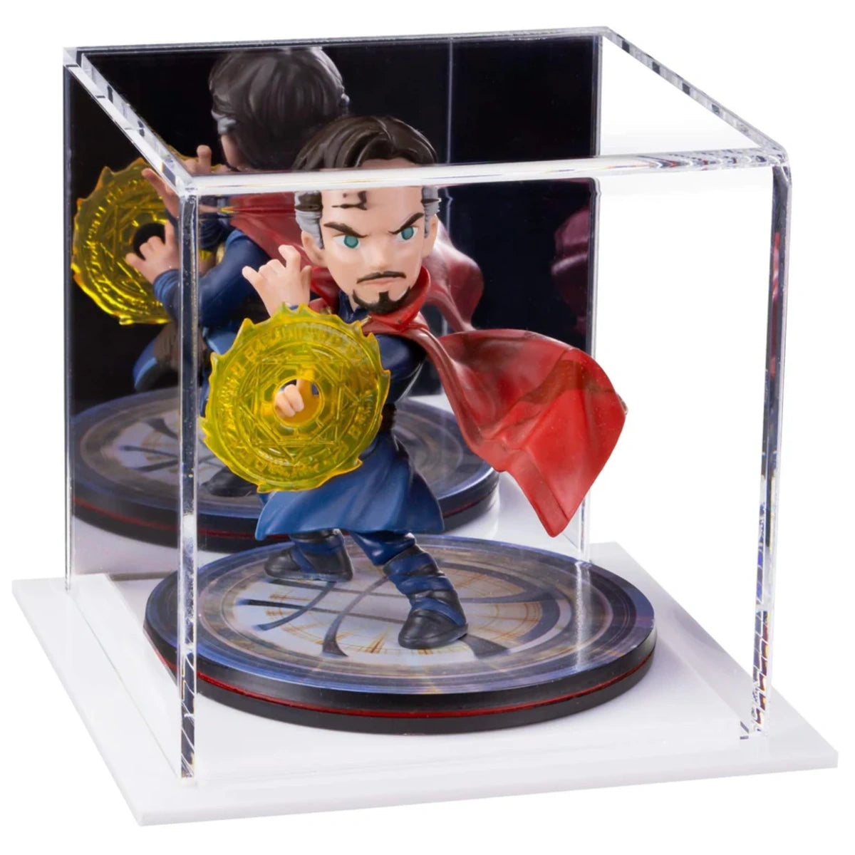 4" x 4" x 4" Acrylic Display Case For Collectibles Clear Plastic Box Mini Figures