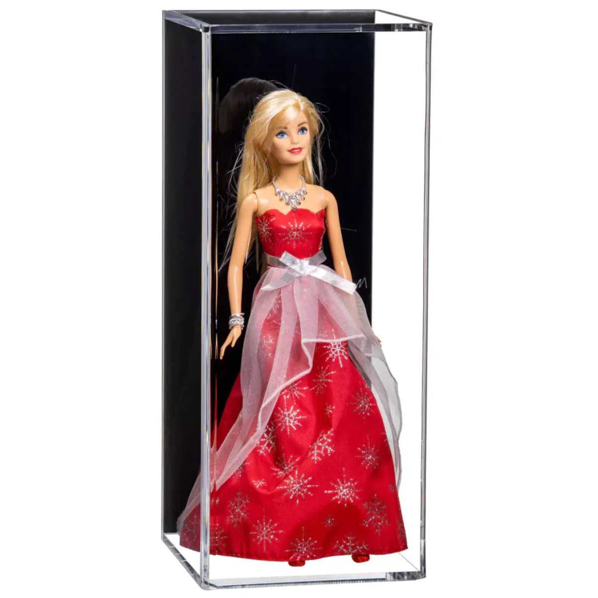 5.5" x 5.5" x 13.25" Acrylic Display Case for Figurine, Doll, or Action Figure Clear Plastic Box