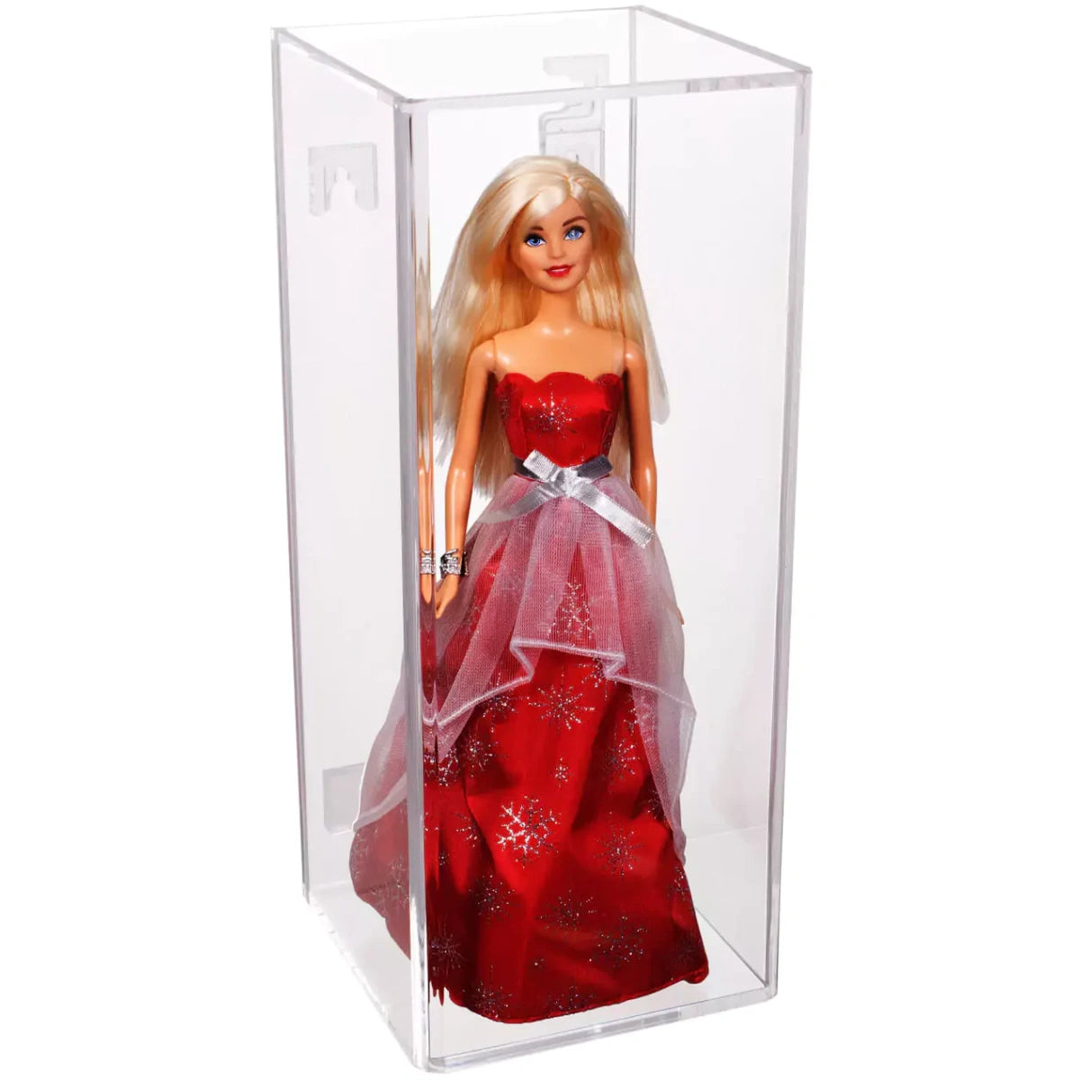 5.5" x 5.5" x 13.25" Acrylic Display Case for Figurine, Doll, or Action Figure Clear Plastic Box
