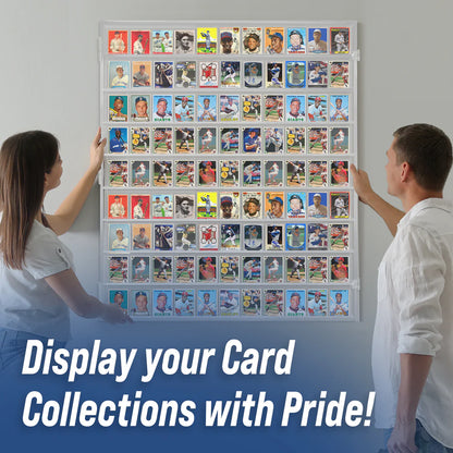 99 Ungraded - Acrylic Sports Baseball Trading Card Display Case Cabinet UV Protection