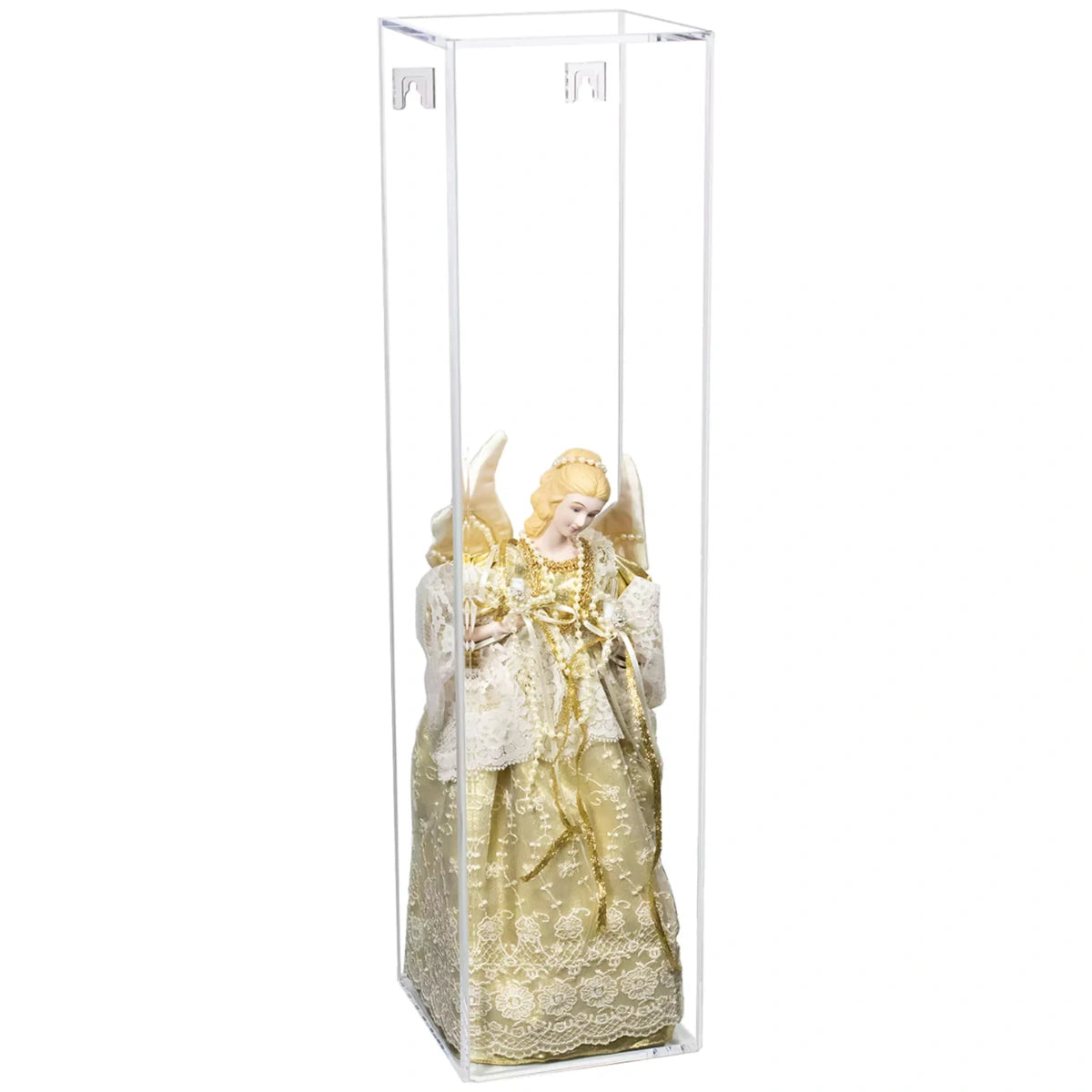 6" x 6" x 24" Acrylic Display Case for Figurine, Doll, or Action Figure Clear Plastic Box