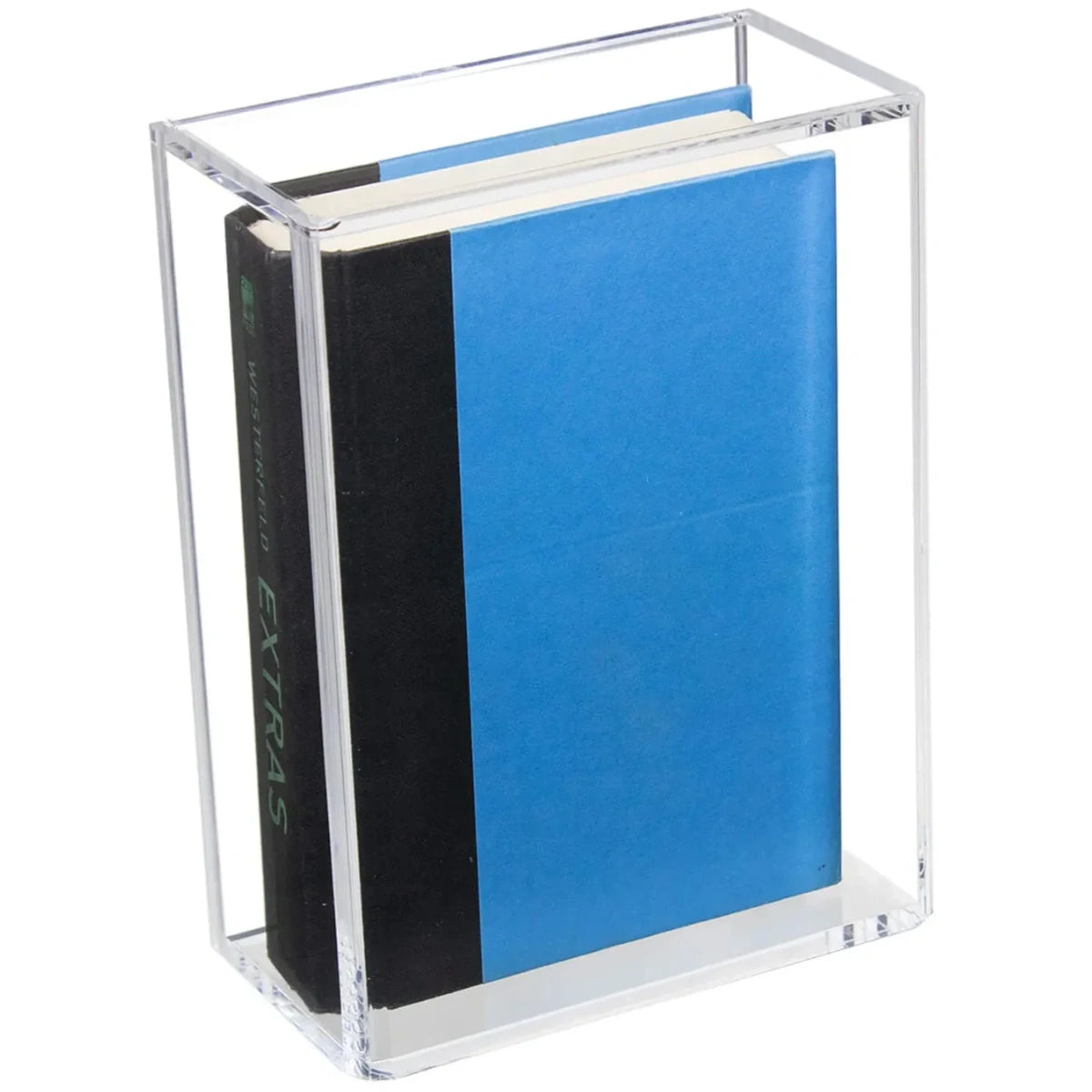6" x 3.25" x 8" Acrylic Book Display Case Clear Plastic Box