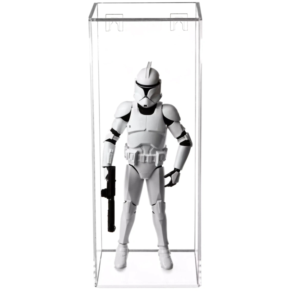 6" x 6" x 15" Acrylic Display Case for Figurine, Doll, or Action Figure Clear Plastic Box