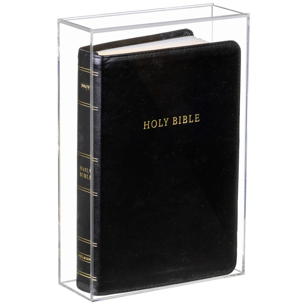 8" x 3" x 12" Acrylic Book Display Case Clear Plastic Box