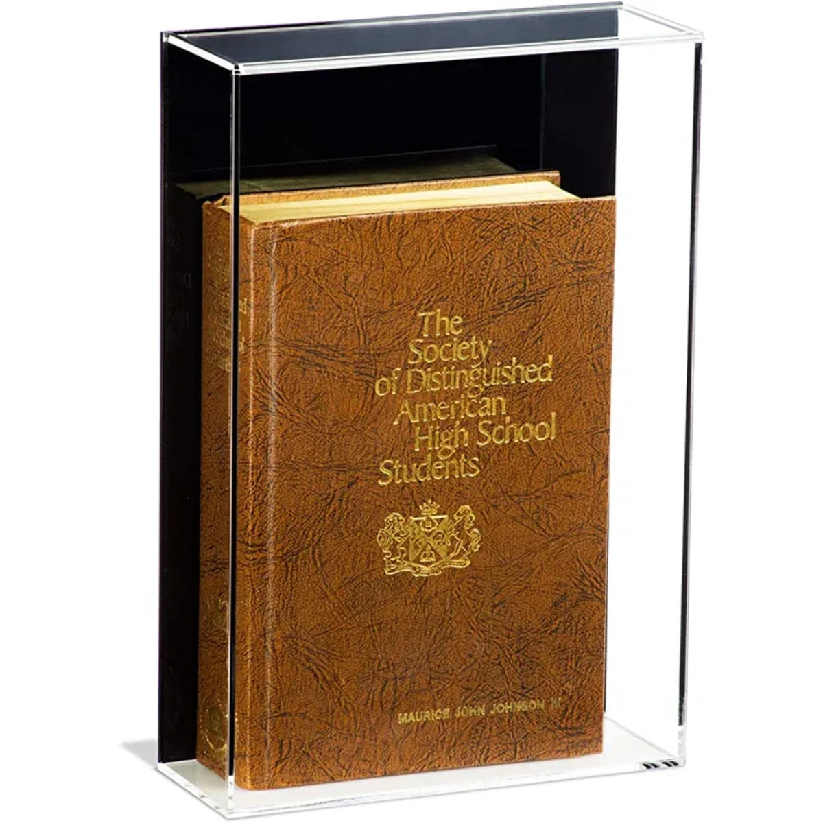 8" x 3" x 12" Acrylic Book Display Case Clear Plastic Box