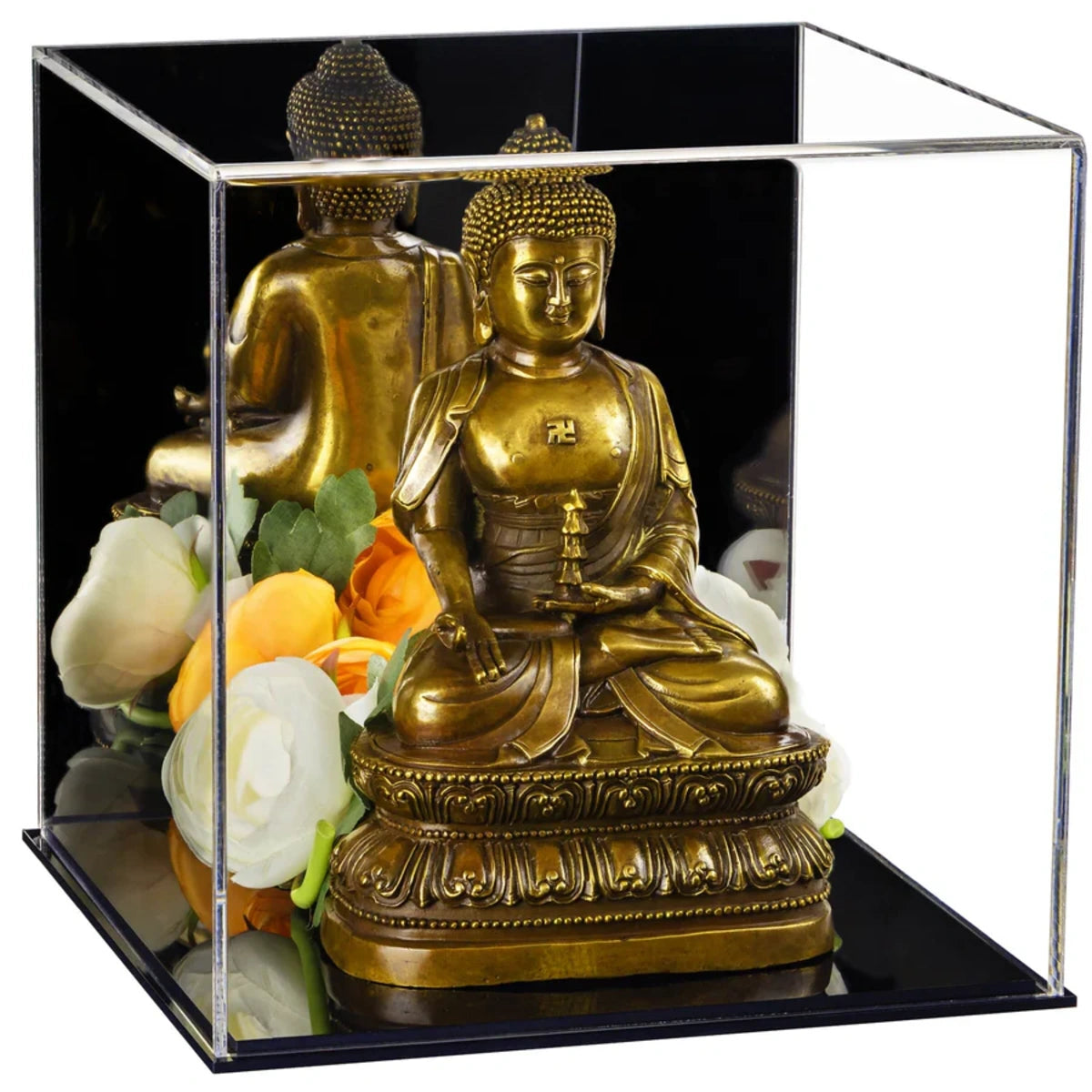 8" x 8" x 8" Acrylic Display Case For Collectibles Clear Plastic Box Figures Statues