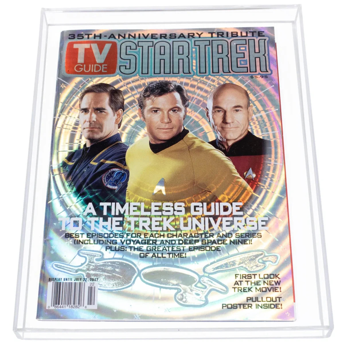 9" x 1" x 11.5" Acrylic Book Display Case clear plastic box