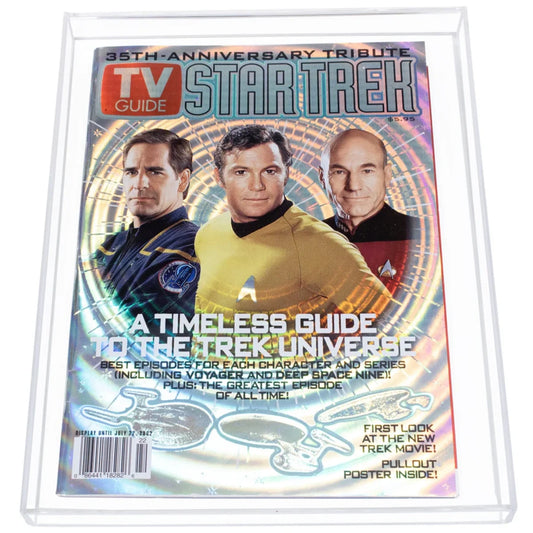 9" x 1" x 11.5" Acrylic Book Display Case clear plastic box