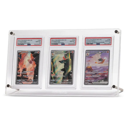 3 Graded Card Acrylic Display - PSA/CGC/TAG