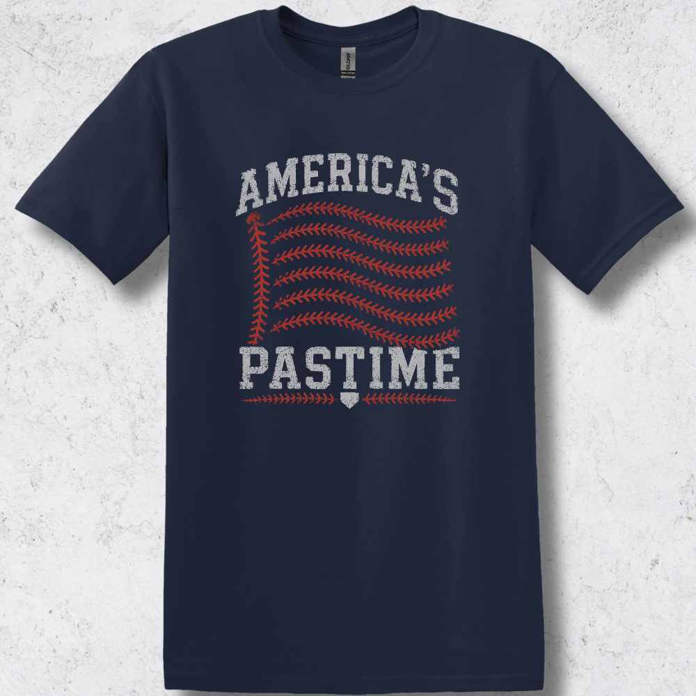 America's Pastime Flag T-Shirt