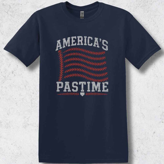 America's Pastime Flag T-Shirt
