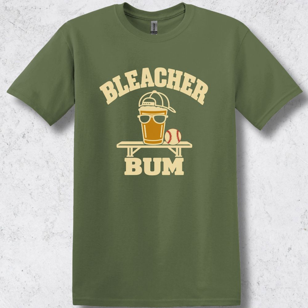 Bleacher Bum Baseball T-Shirt