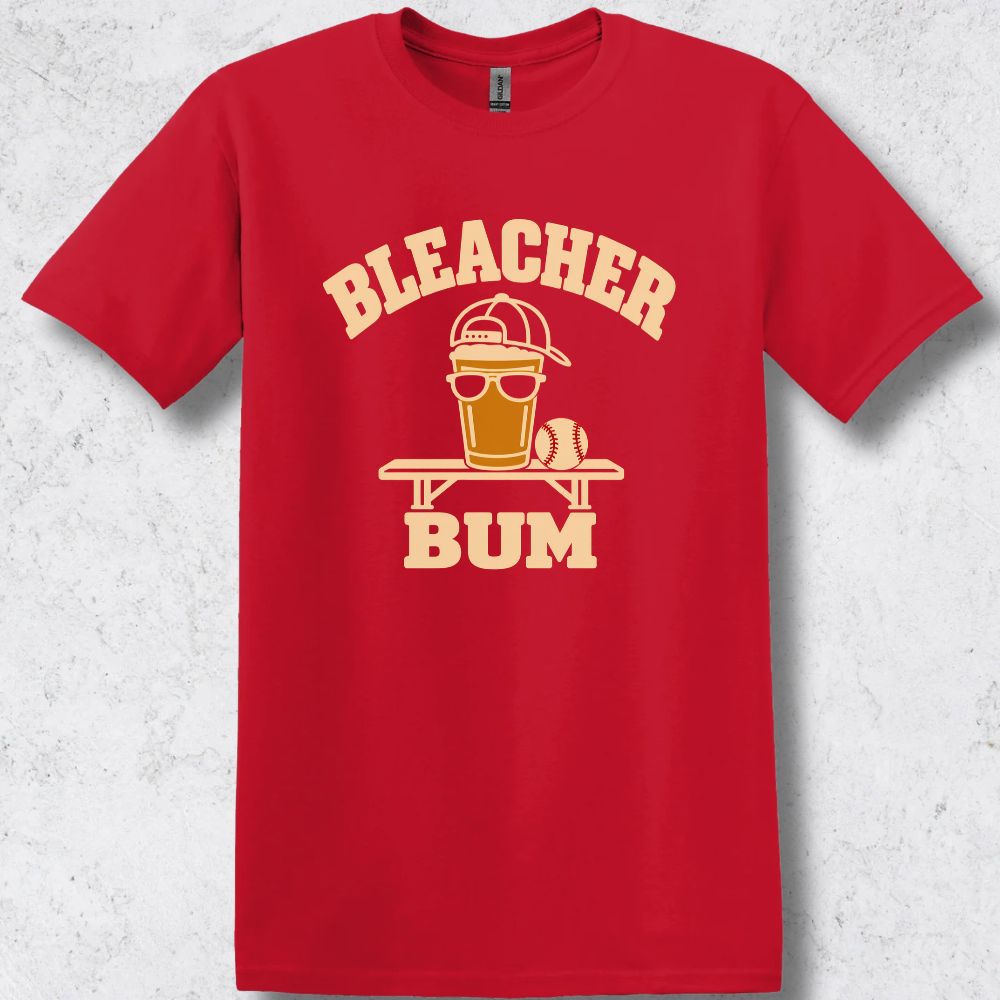 Bleacher Bum Baseball T-Shirt