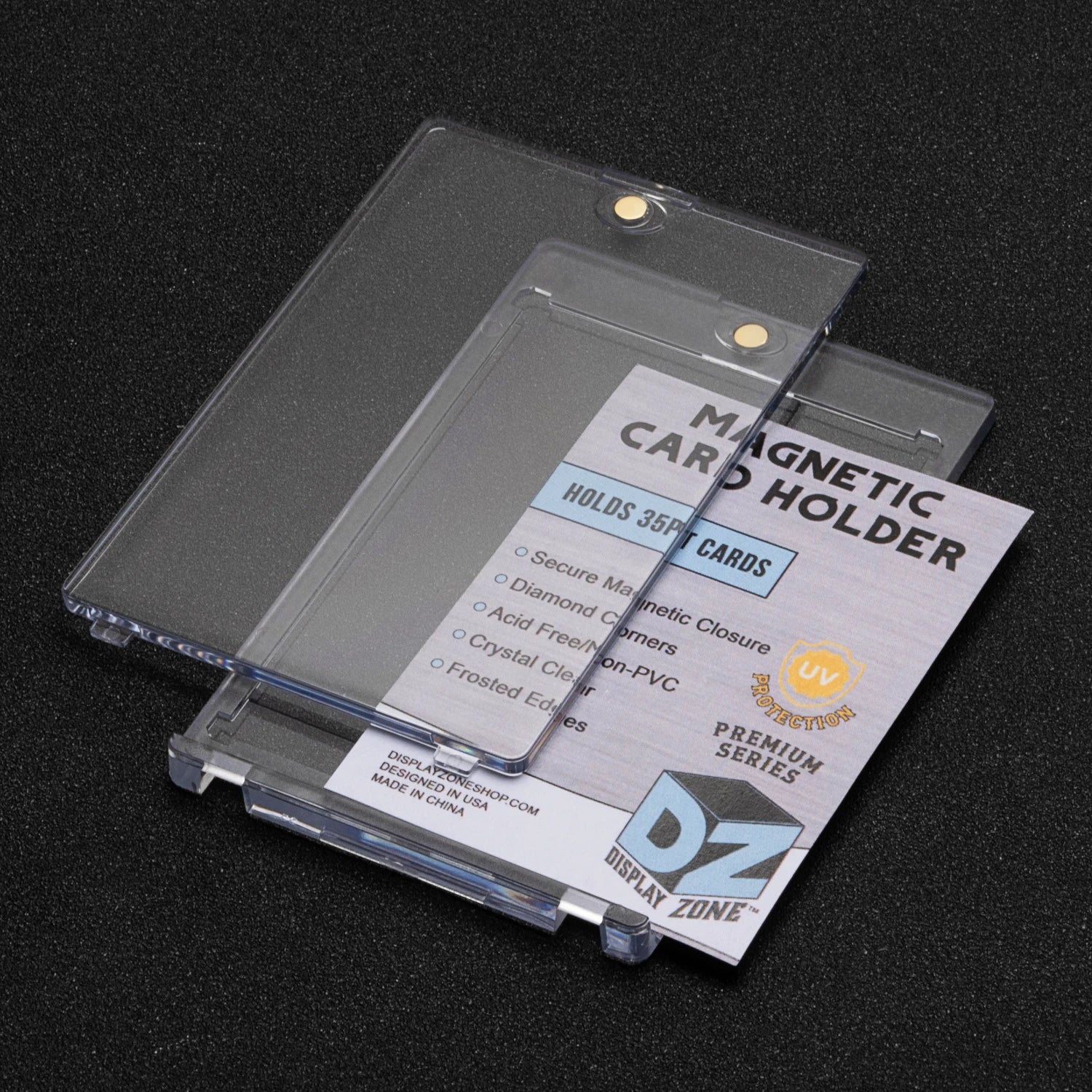 Premium 35pt Magnetic Trading Card Holder One-Touch - Display Zone